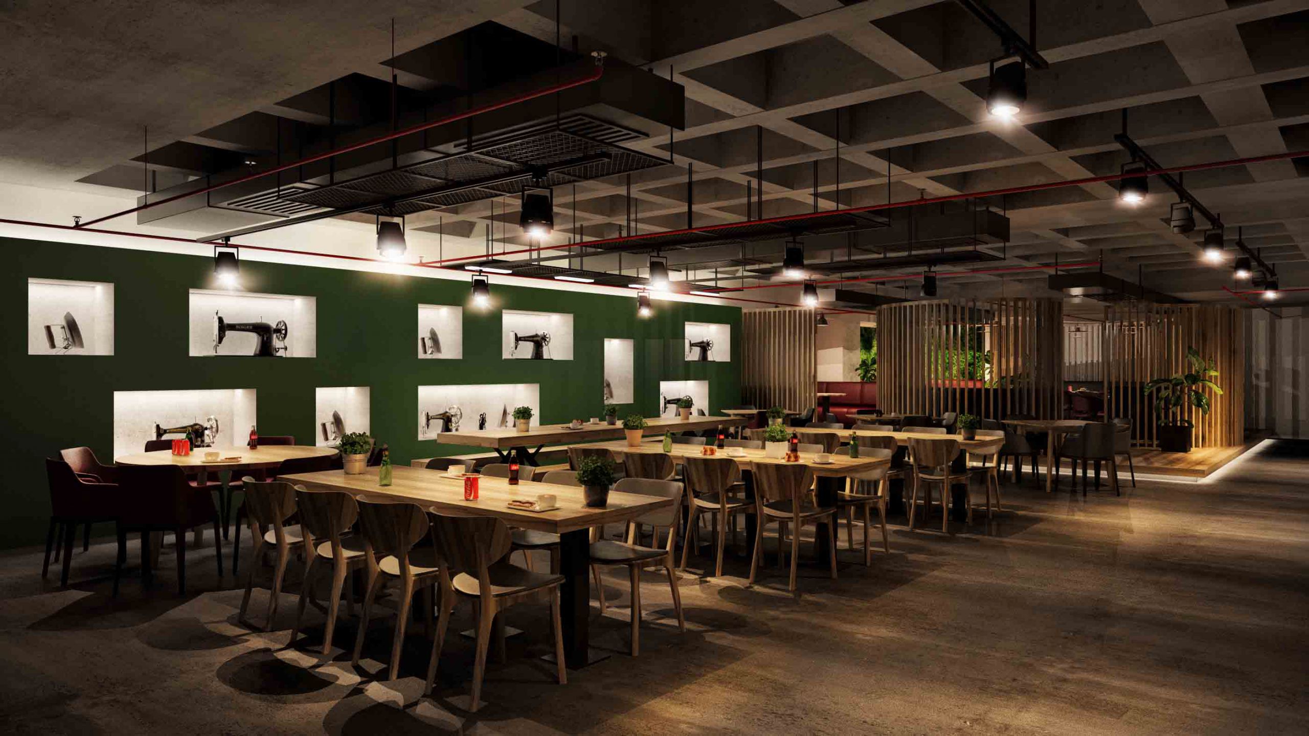 Kafe bar dekorasyonu